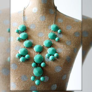 - 💓 J Crew Bubble Turquoise Necklace